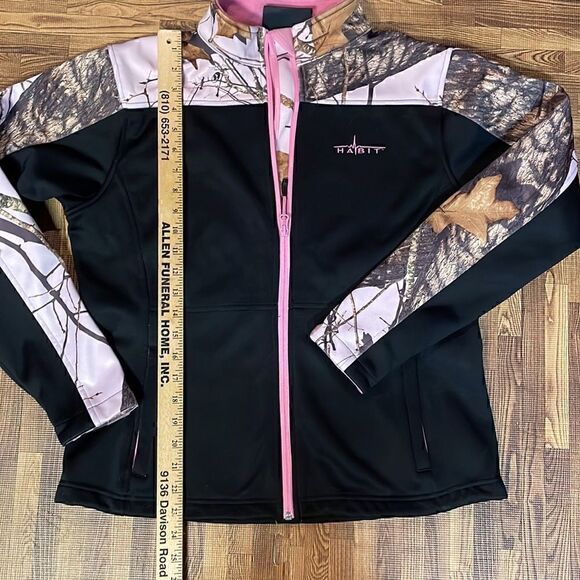 Habit woman soft shell  jacket camouflage Black/pink size S - Picture 5 of 8